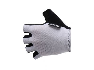 Santini Brisk gloves, white