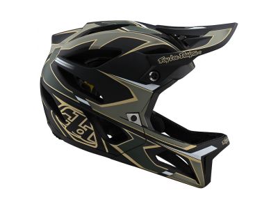 Troy Lee Designs Stage Ropo helma green/gold
