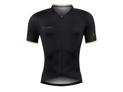 Koszulka rowerowa FORCE Gold, czarna
