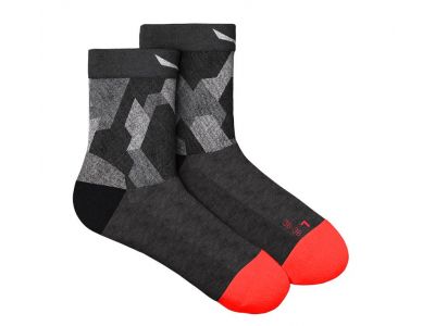 Salewa Pedroc Camo Alpine Merino Quarter Damensocken, schwarz