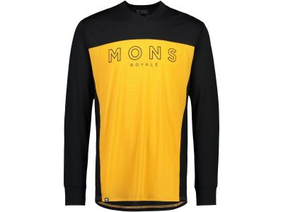 Mons Royale Redwood Enduro VLS T-shirt, black/gold