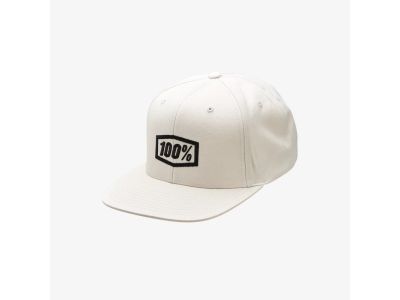 100% Icon Snapback Cap AJ Fit cap, silver grey