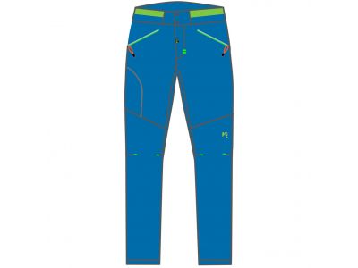 Spodnie Karpos K-Performance do wspinaczki skałkowej, niebiesko-zielone