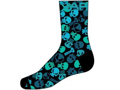 Karpos Green Fire dámské ponožky, tyrkysová/modrá
