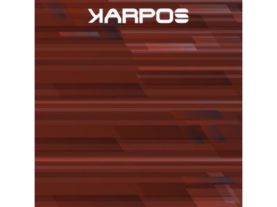 Karpos Moved eșarfă imprimeu 1, rosu/lava falls
