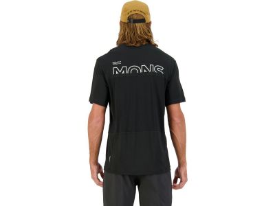 Koszulka rowerowa T-shirt Mons Royale Tarn Merino Shift, czarna