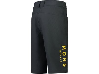 Pantaloni scurți pentru bărbați Mons Royale Momentum 2.0, negru/auriu