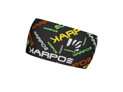 Karpos LAVAREDO headband, black/green fluo