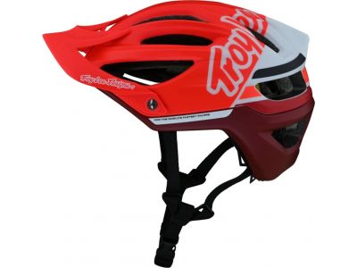 Troy Lee Designs A2 helmet, Silhouette/Red