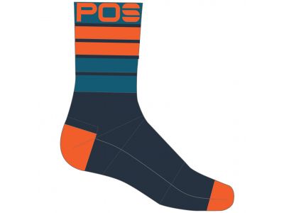 Karpos Verve ponožky, modrá/oranžová