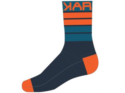 Karpos Verve socks, blue/orange