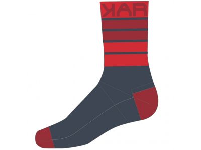 Karpos Verve Socken, blau/rot