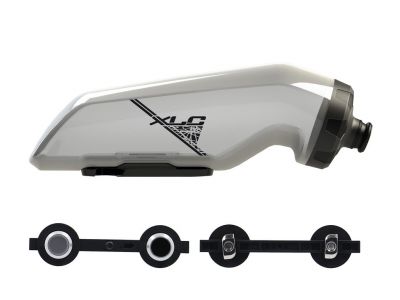 XLC MR-S06 MRS Trinkflaschen-Set schräg 650 ml klar + Uni-Boden
