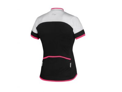Koszulka rowerowa damska Etape Clara, czarno-różowa