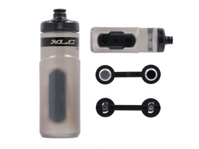 XLC MR-S12 MRS kulacs + adapter + mágneses-csavaros kulacstartó vázra, 600 ml, átlátszó