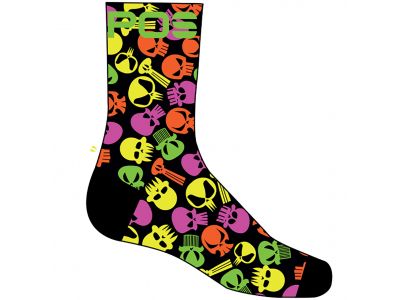 Karpos Green Fire ponožky, čierna/multicolor