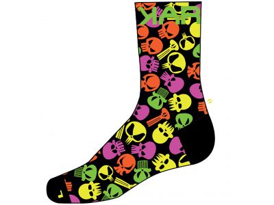 Karpos Green Fire Ponožky černé/multicolor