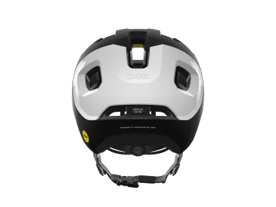 POC Axion Race MIPS Helmet, Uranium Black Matt/Hydrogen White