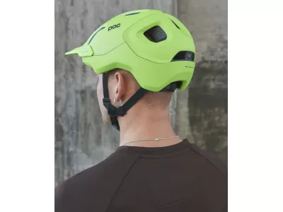 POC Axion Helm, Fluoreszierendes Gelb/Grün Matt