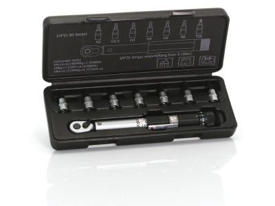 XLC TO-S41 momentový klíč 1/4&amp;quot; 6–15 Nm 185 mm černá/stříbrná