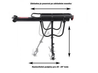MAX1 Rock seatpost carrier with struts, 20-29"