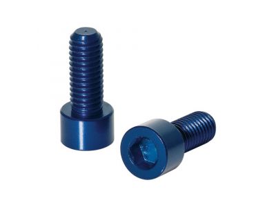 XLC BC-X02 Alu screws for bottle cage 2 pcs, blue