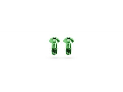 Kogel titanium screws for bottle cages, green
