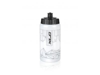 XLC WB-K10 fľaša, 500 ml, City of Mountains potlač, biela/čierna
