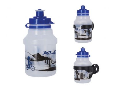 XLC WB-K14 detská fľaša, 350 ml, biela/modrá
