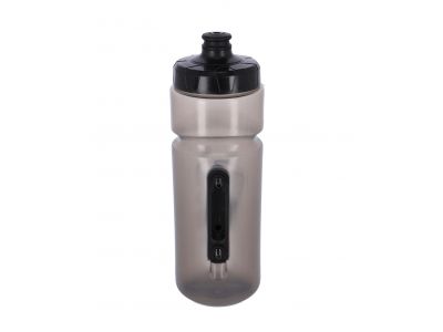 XLC WB-K12 láhev s integrovaným držákem, 750 ml, čirá/šedá
