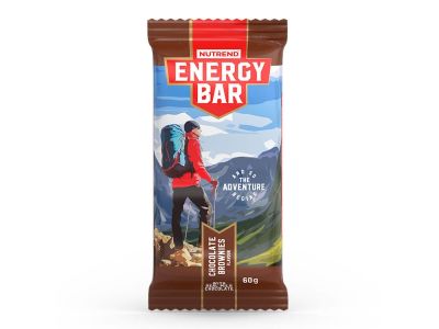 NUTREND ENERGY BAR baton energetic, 60 g, brownies de ciocolată