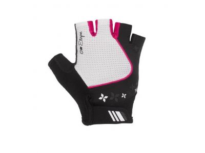 Mănuși de damă Etape Ambra, alb/roz