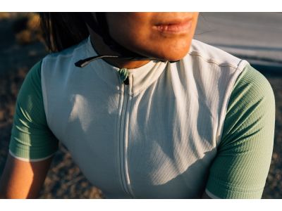 Damska koszulka rowerowa Isadore Signature w kolorze pergaminowo-jadeitowym