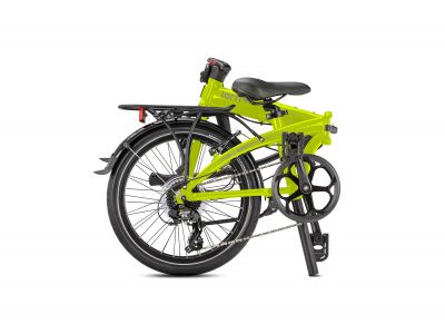 Tern Link C8 20 folding bike, reflective yellow