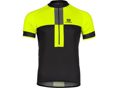 Koszulka rowerowa Etape Face, czarno-żółta