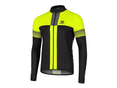 Etape Comfort jersey, black/yellow fluo