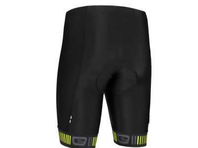 Etape Elite shorts, black/yellow fluo