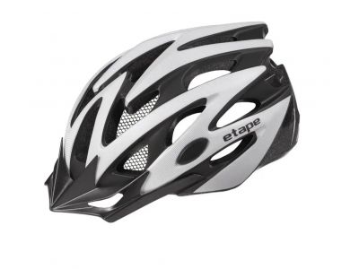 Etape Biker helmet, silver/black mat