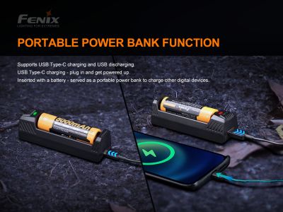 Fenix ​​​​ARE-X1 V2.0 (Li-ion) USB töltő