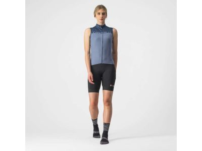 Castelli VELOCISSIMA damska koszulka rowerowa, jasna stalowo-niebieska/ciemnoniebieska