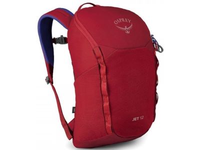 Osprey JET 12 II detský batoh, cosmic red