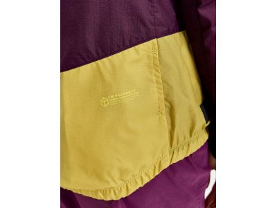 Craft ADV Offroad women's jacket, purple/yellow