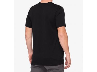 100% Officia Short Sleeve Tee tričko, čierna