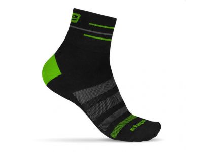 Etape Sox ponožky, čierna/zelená