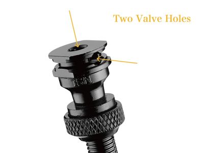 CICLOVATION valve tubeless 50 mm 2 buc negru