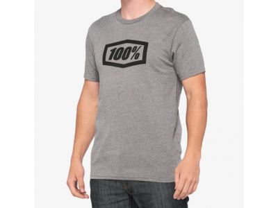 T-shirt 100% Icon, szary melanż