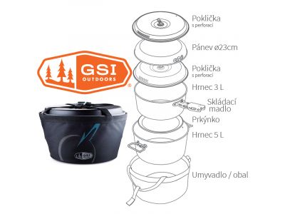 GSI Outdoors Pinnacle Basistopf-Set