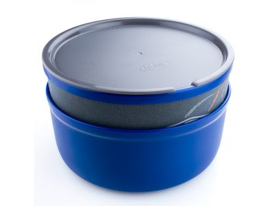 GSI Outdoors Ultralight Nesting Bowl + Bögre tál és bögre készlet 591 ml kék