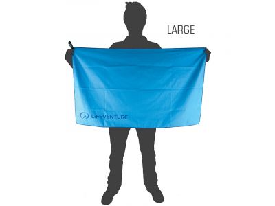 Lifeventure SoftFibre Trek Towel Advance Handtuch, blau