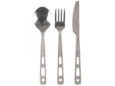 Lifeventure Knife Fork Spoon Set - Basic turistický příbor